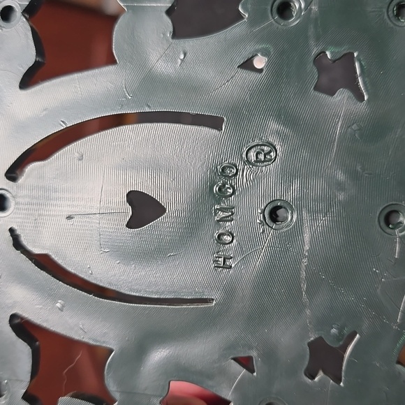 Vintage. Home Interior Ornate Green and Brown Decorative Bench - Picture 6 of 6